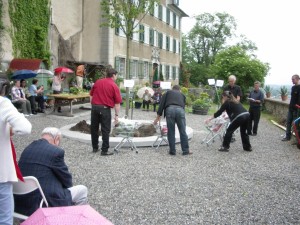 Lindenpflanzung Schloss Grünenstein 017   